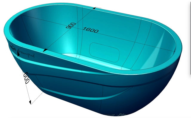 Ice Bath FLEX With Chiller - Grey